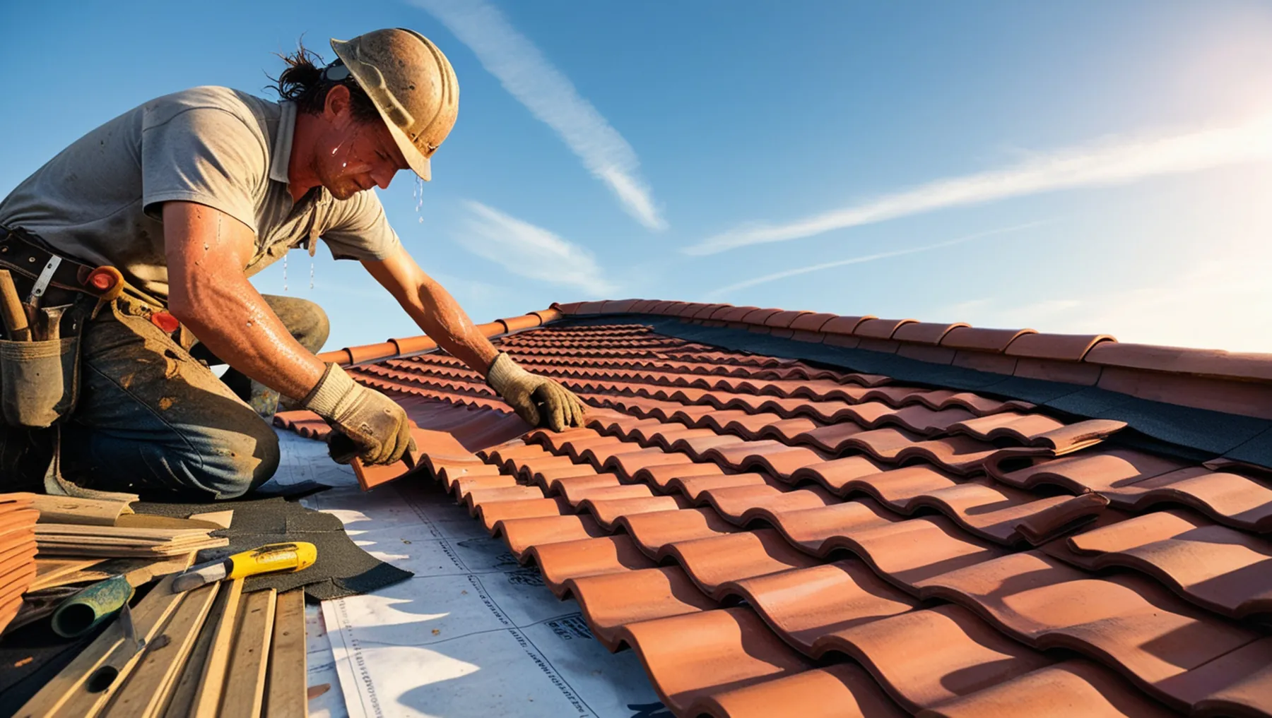 Reparación de cubiertas en polígonos industriales